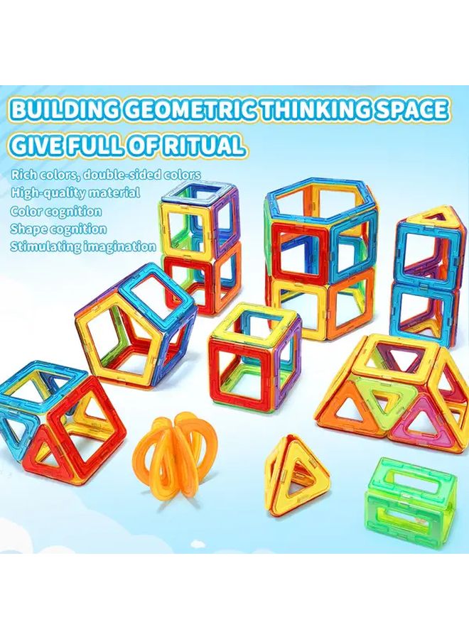 32Pcs Magnetic Building Blocks Educational Construction Toy Set Birthday Gift - Image 3